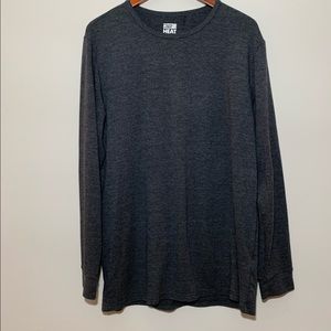 32 DEGREES HEAT thermal long sleeve crew neck